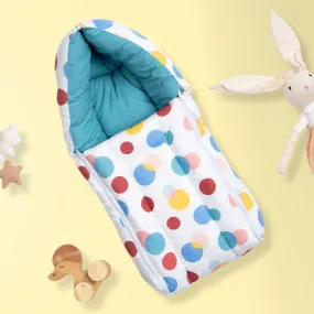 Cotton Carrier Nest / sleeping bag, Polka Dot ( Newborn - 3 Months)