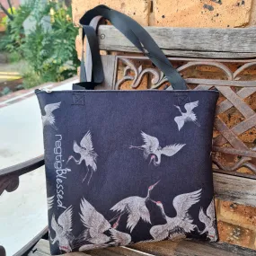 Cranes - Recycled Felt Tote Bag