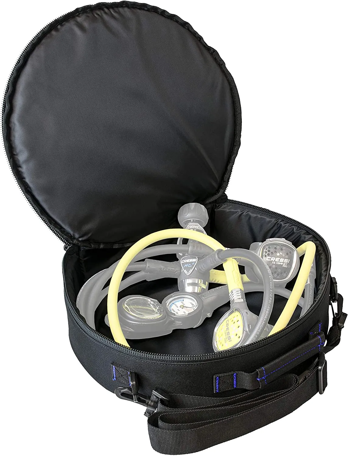 Cressi Regulator Bag: 30 x 30 x 10 cm, 3L black