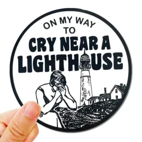 Cry Near A Lighthouse Sticker