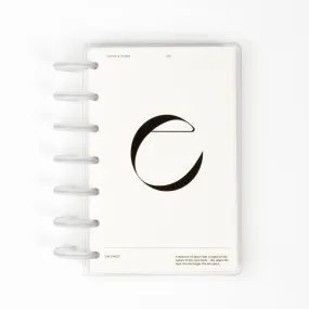 Crystal Clear Discbound Notebook Cover | Em Space | HP Mini