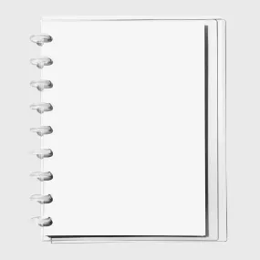 Crystal Clear Discbound Notebook Cover | HP Classic