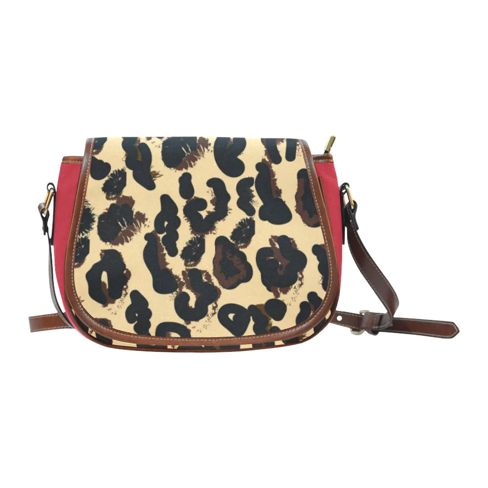 Custom Order - Carly Crossbody Bag (AMMA JO Cheetah with Red Pop)