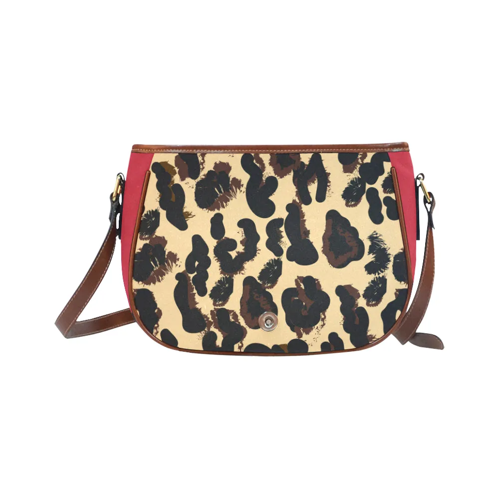 Custom Order - Carly Crossbody Bag (AMMA JO Cheetah with Red Pop)