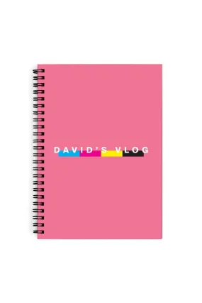 David Dobrik Pink Beverly Notebook