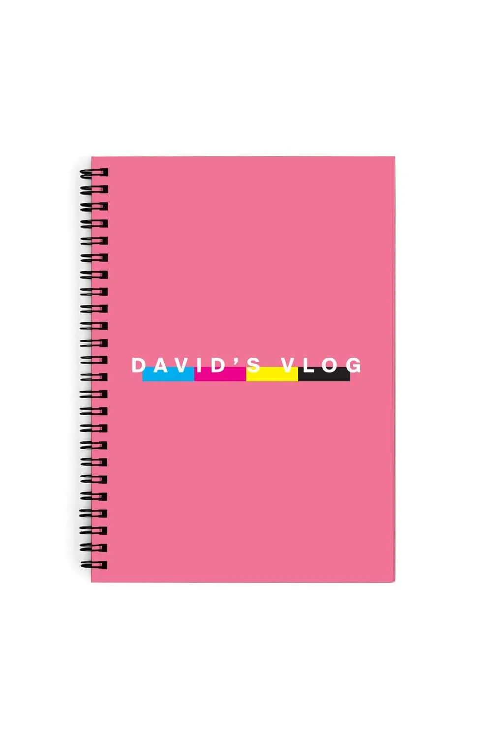 David Dobrik Pink Beverly Notebook