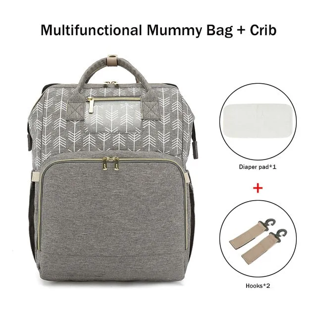 Diaper Baby Bags with Bed Mummy Bag