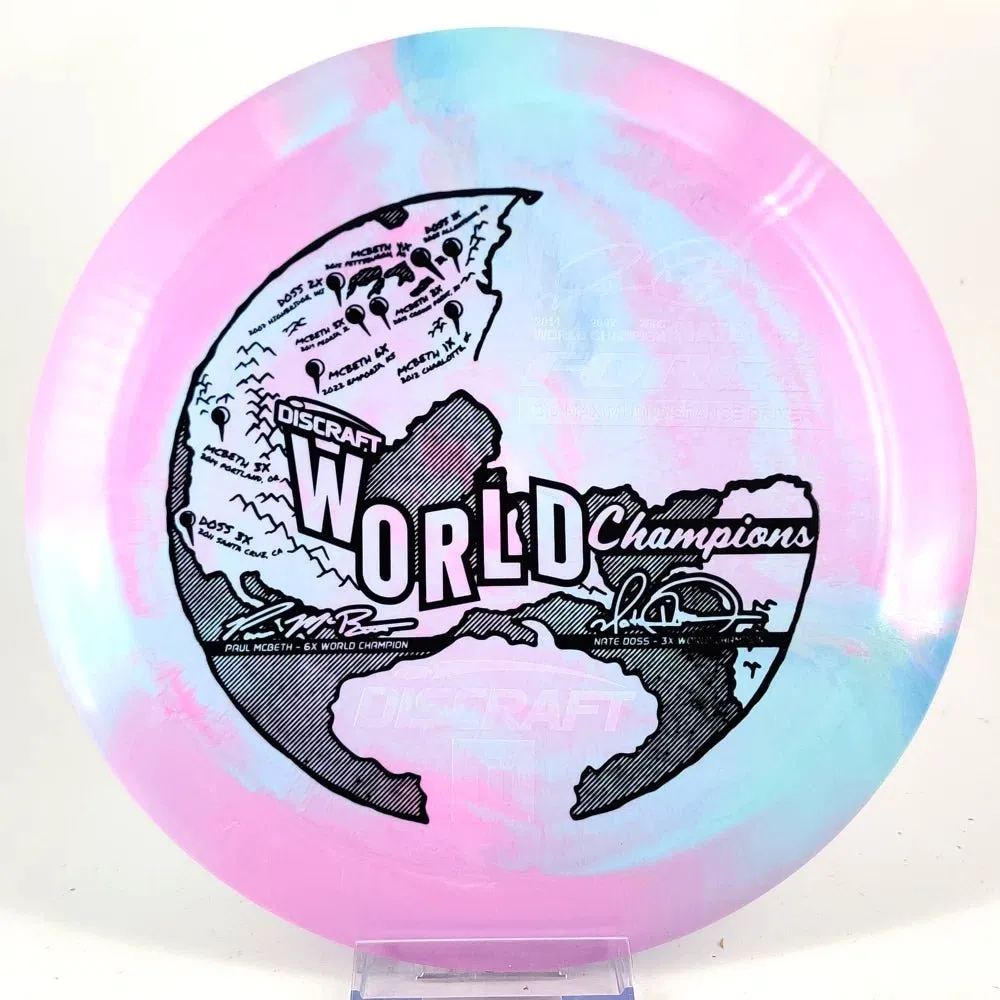 Discraft Paul McBeth x Nate Doss Ti Swirl Force (9x World Champs)