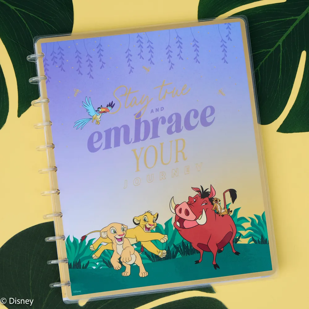 Disney The Lion King Embrace Your Wild - Dotted Lined Big Notebook - 60 Sheets