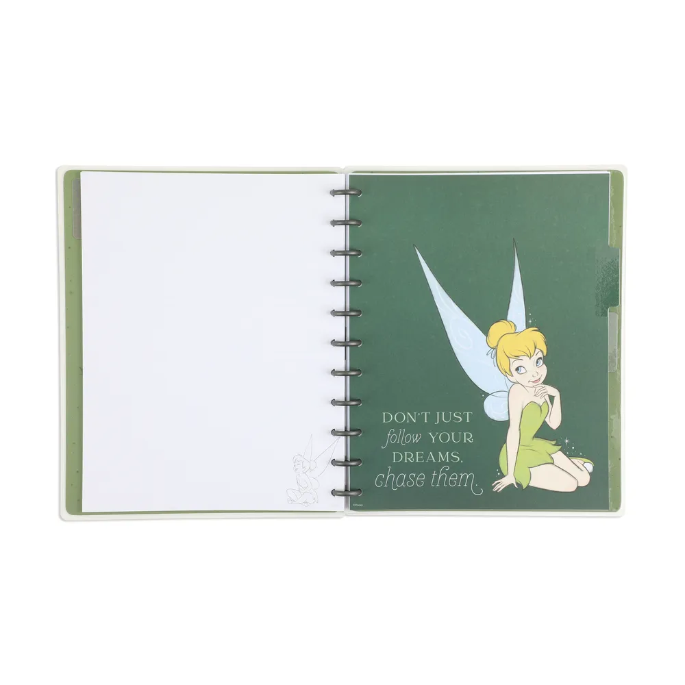 Disney Tinker Bell Find Your Wings - Dotted Lined Big Notebook - 60 Sheets