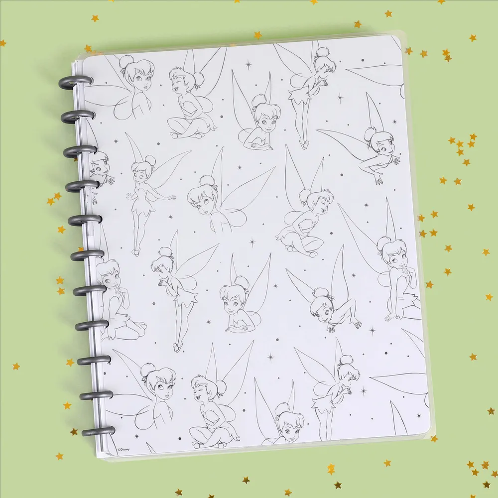 Disney Tinker Bell Find Your Wings - Dotted Lined Big Notebook - 60 Sheets