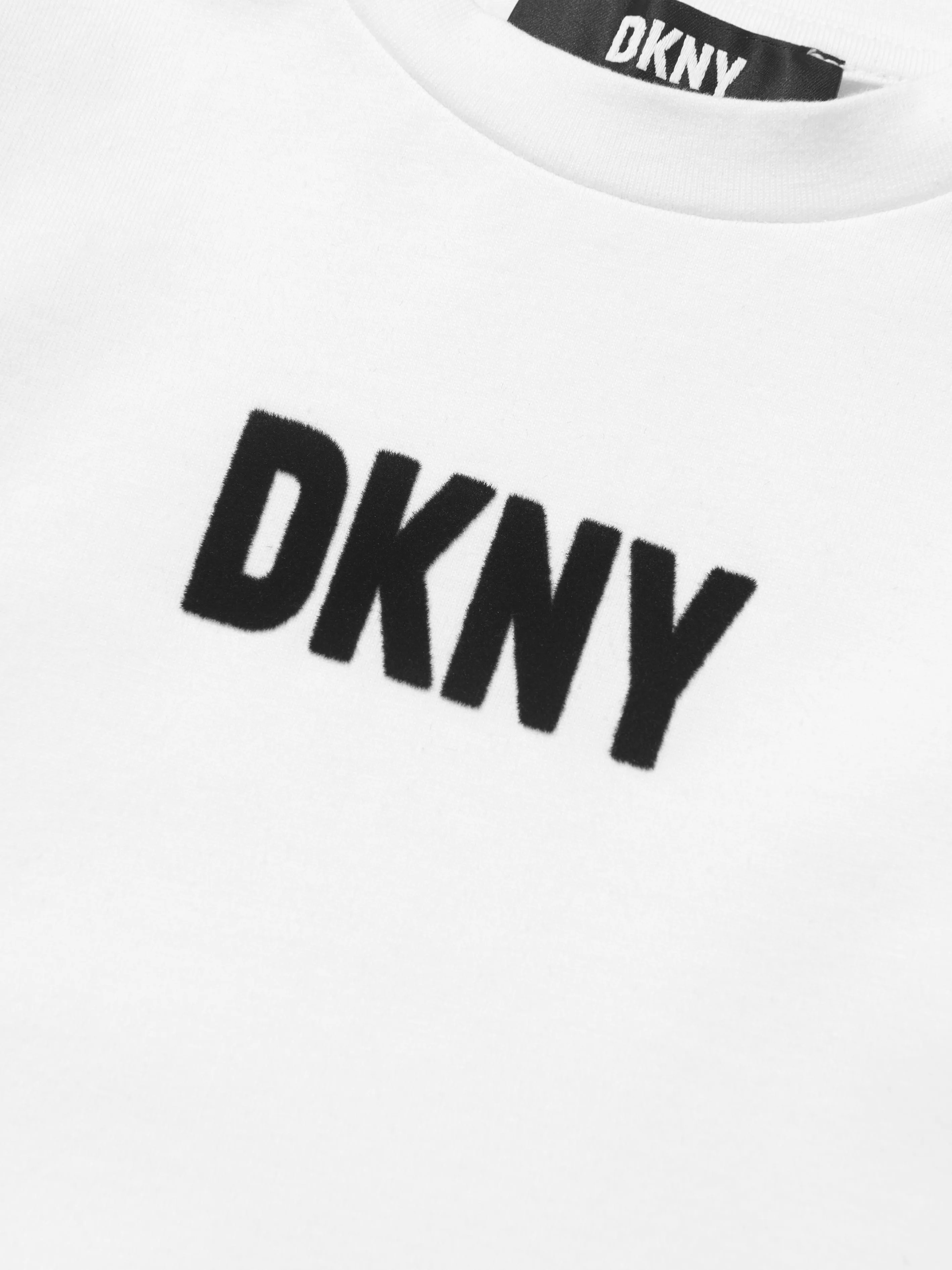 DKNY Girls Organic Cotton Long Sleeve T-Shirt