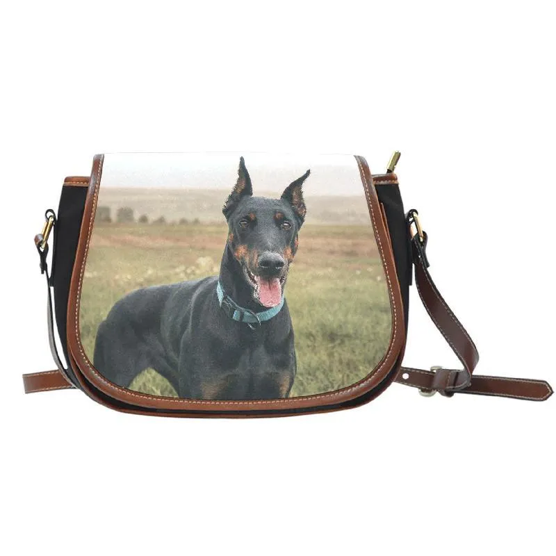 Doberman Saddle Bag