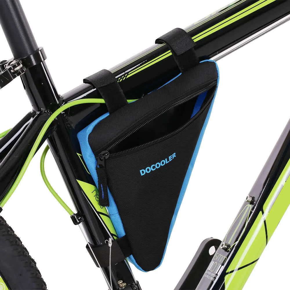 Docooler Triangle Cycling Bike Bicycle Front Saddle Tube Frame Pouch Bag Holder Outdoor Bag