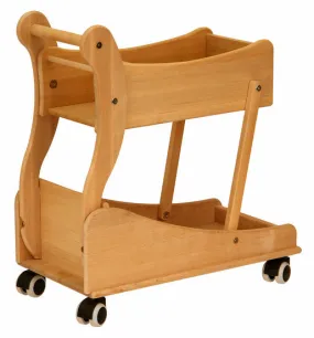 Drewart Wooden Shopping Trolley