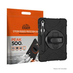 Eiger Peak 500m Case for Samsung Galaxy Tab S9 / S9 FE in Black