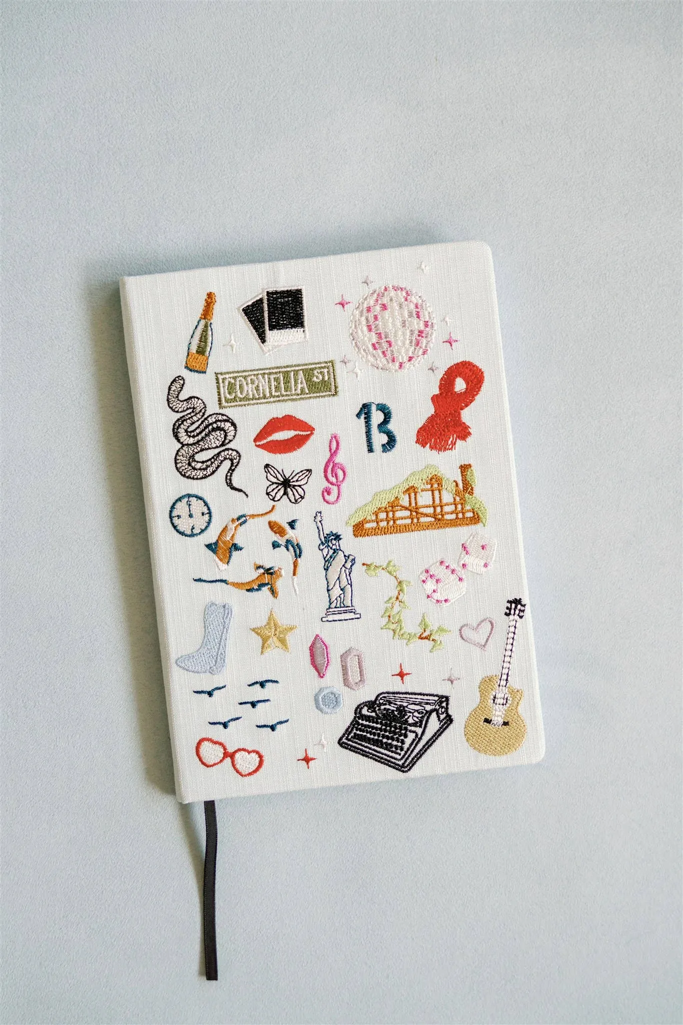 Embroidered TS Hardcover Notebook