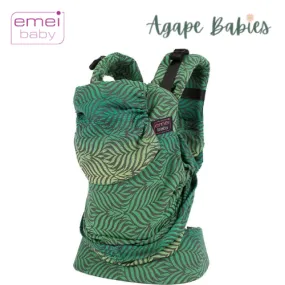 Emeibaby Wrap Conversion Toddler  Carrier - Full Leaves Rainbow Light