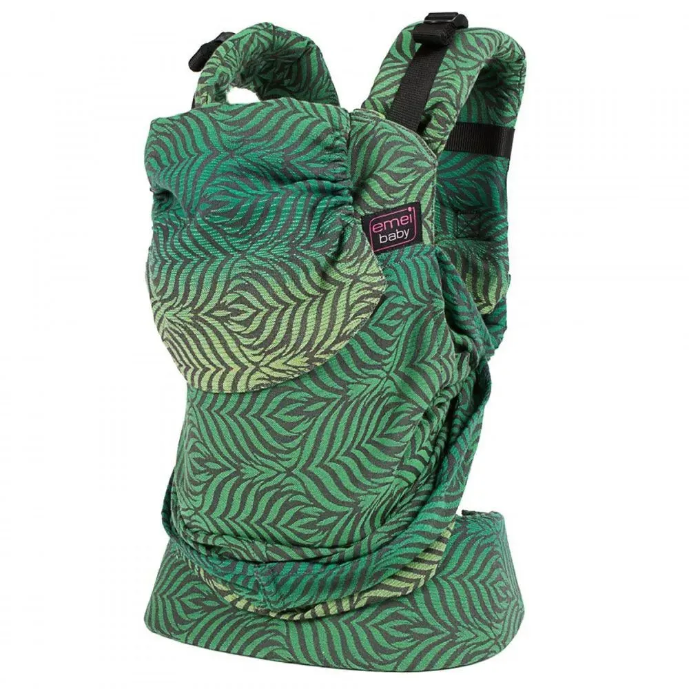 Emeibaby Wrap Conversion Toddler  Carrier - Full Leaves Rainbow Light