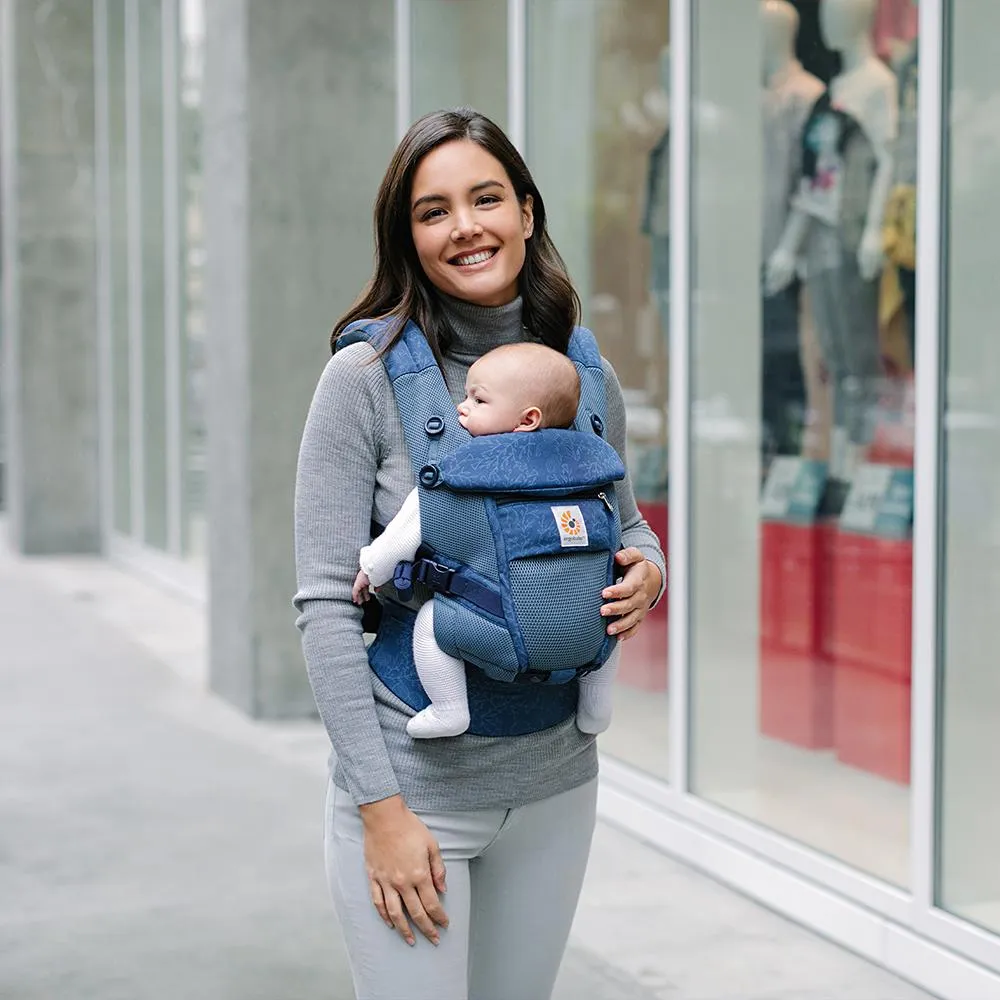 Ergobaby Adapt Carrier - Cool Air Mesh Blue Blooms