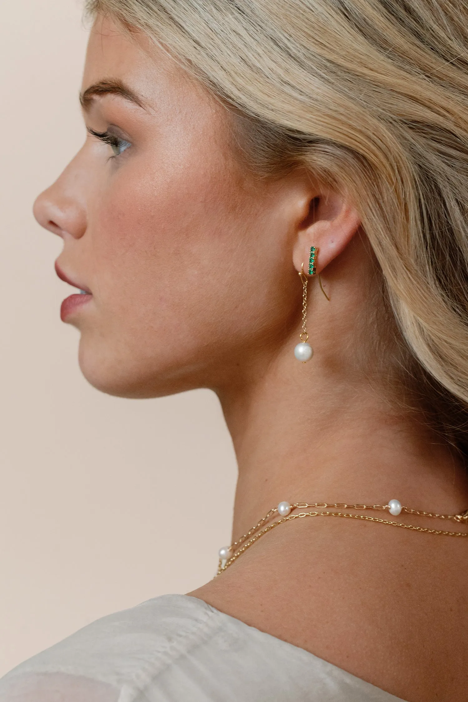 Eugenie Pavé Tennis Earrings