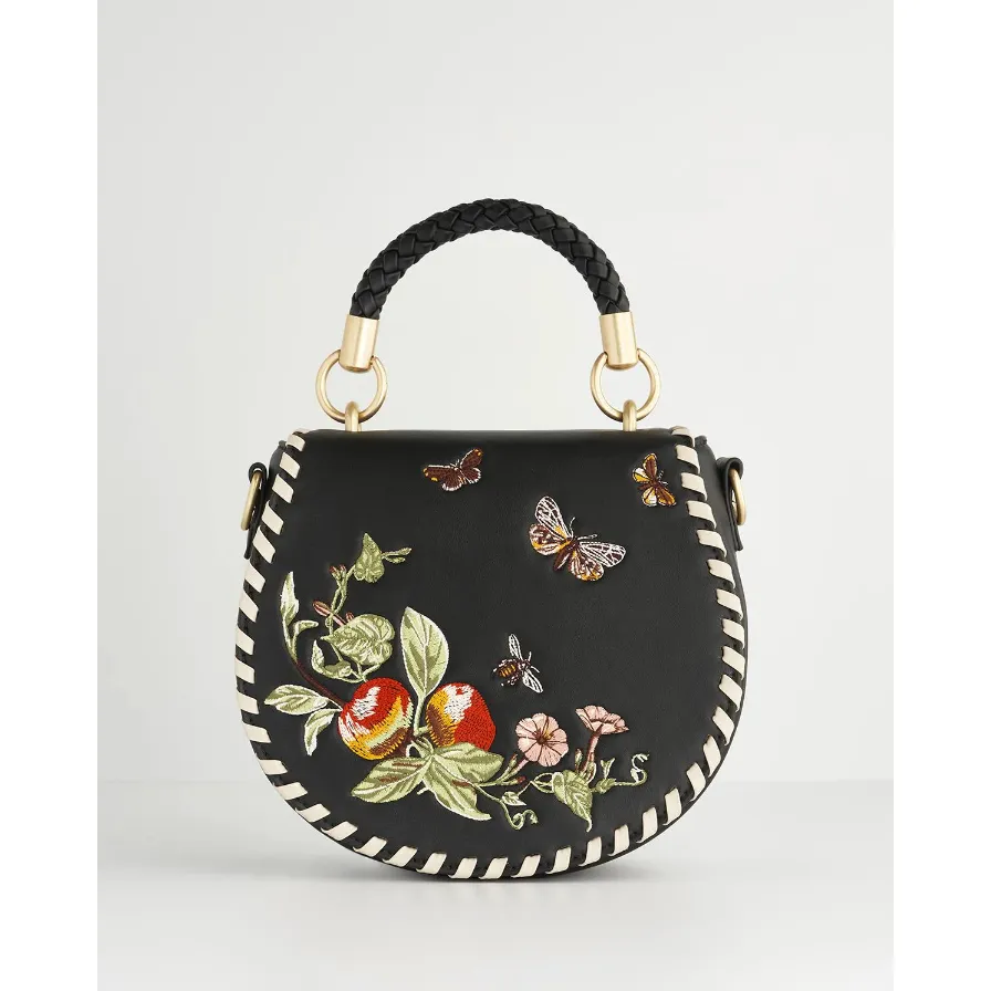 Fable England | Cameo Apple Saddle Bag