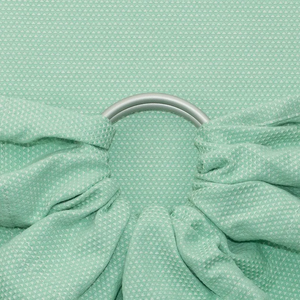 Fidella Ring Sling - Triangle Pattern Seafoam