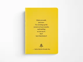 Fireside Chat Blank Notebook - B7 Size