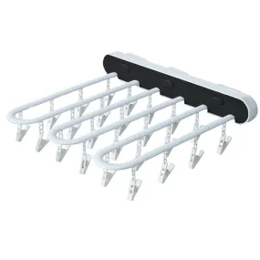 Foldable Socks Hanger Rack Clothespin Underwear Hanging Rack Drying