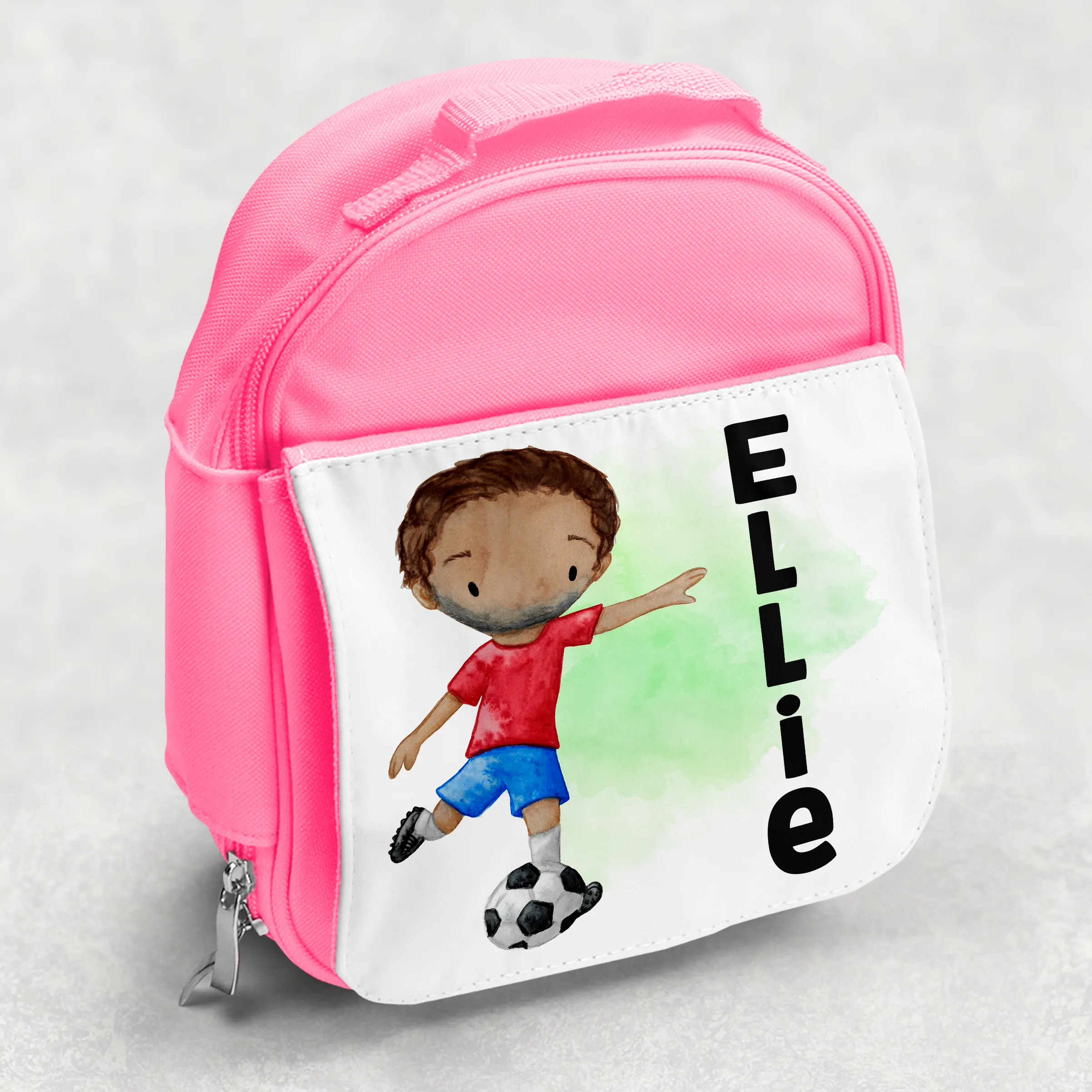 Football Personalised Kids Insulated Lunch Bag