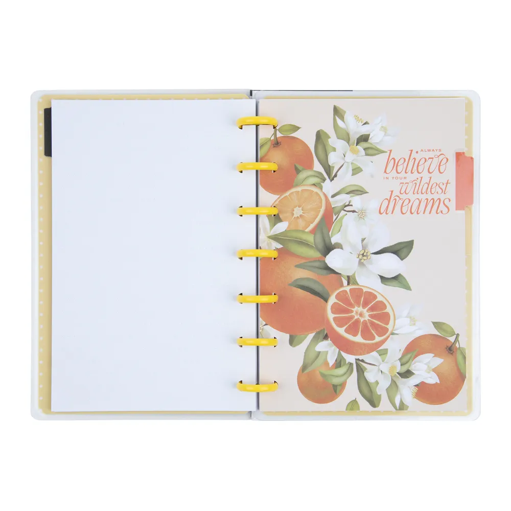 Fruit & Flora - Dotted Lined Mini Notebook - 60 Sheets