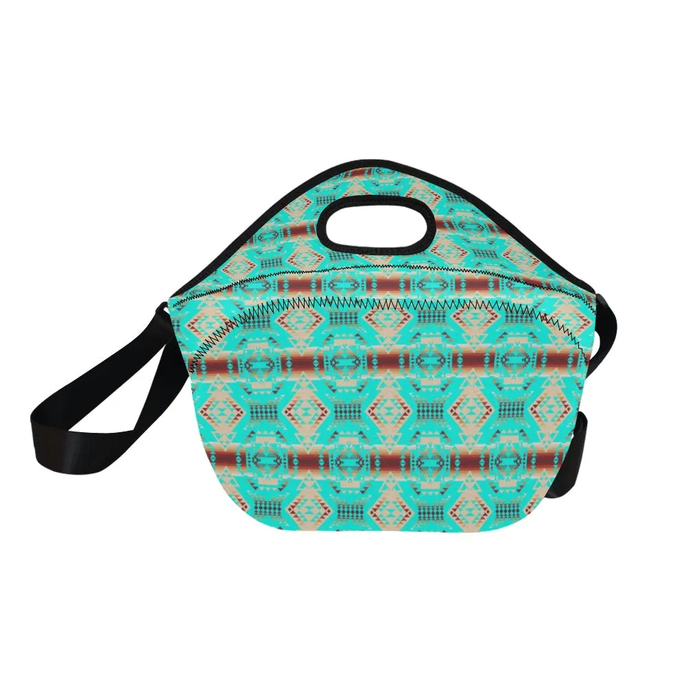 Gathering Earth Turquoise Neoprene Lunch Bag/Large