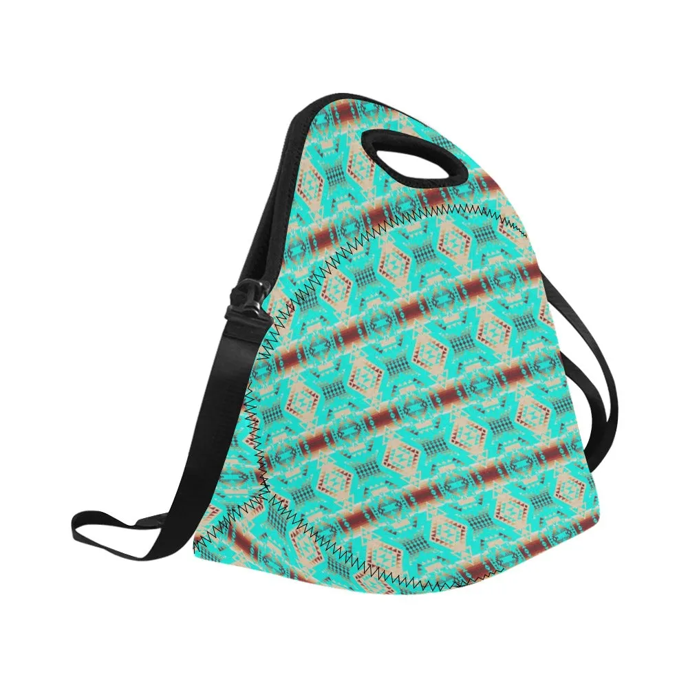 Gathering Earth Turquoise Neoprene Lunch Bag/Large