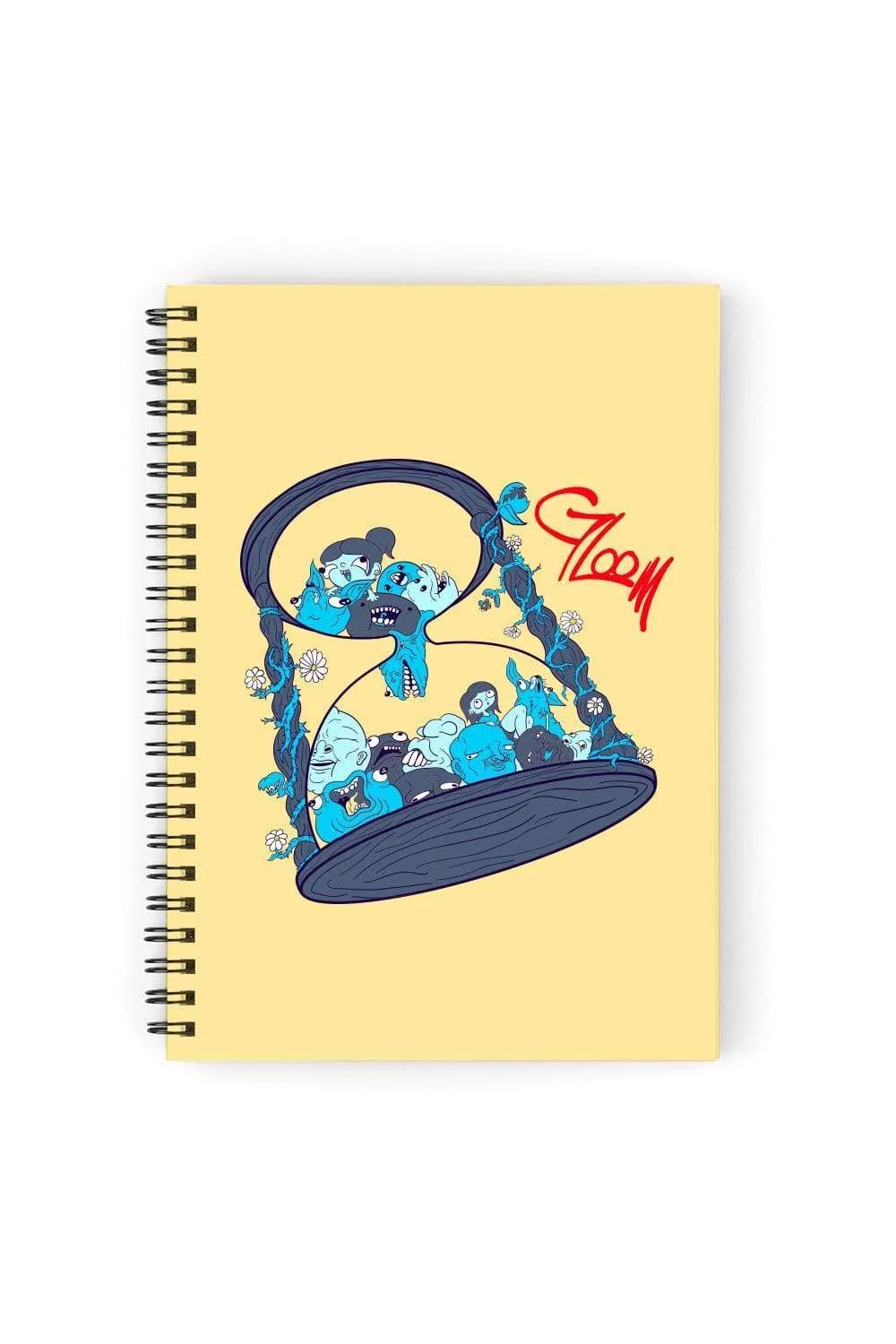 Gloom Hourglass Friends Notebook