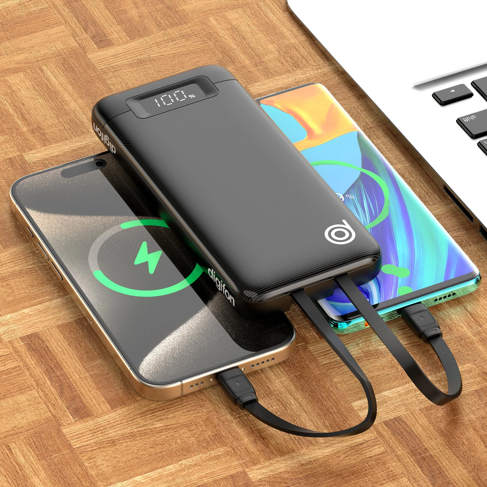 Gorilla WX1 10,000mAh Super-fast Charging 22.5W Wired Power Bank - digifon