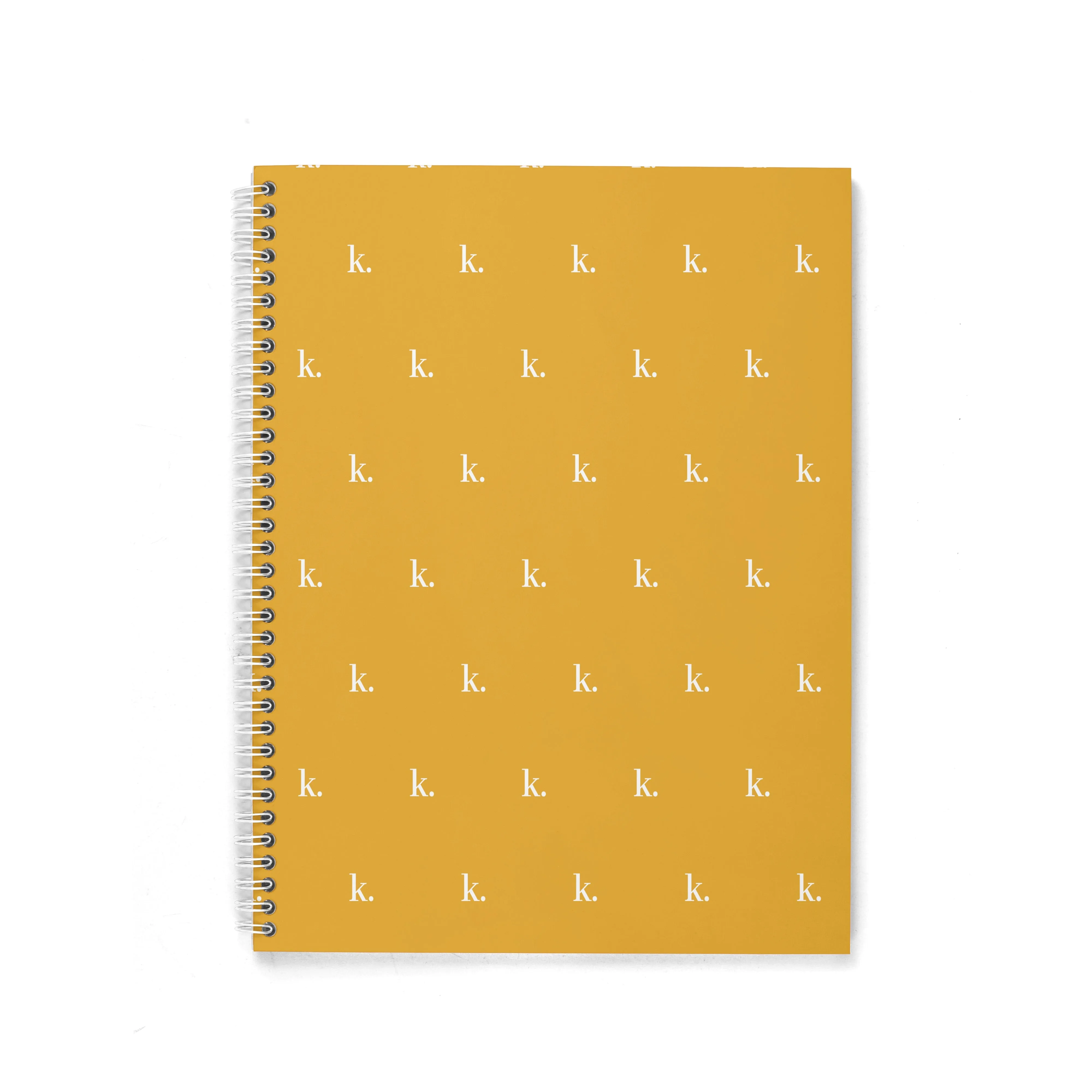 H3 X HB SIMPLE INITIAL PERSONALIZED SPIRAL NOTEBOOK