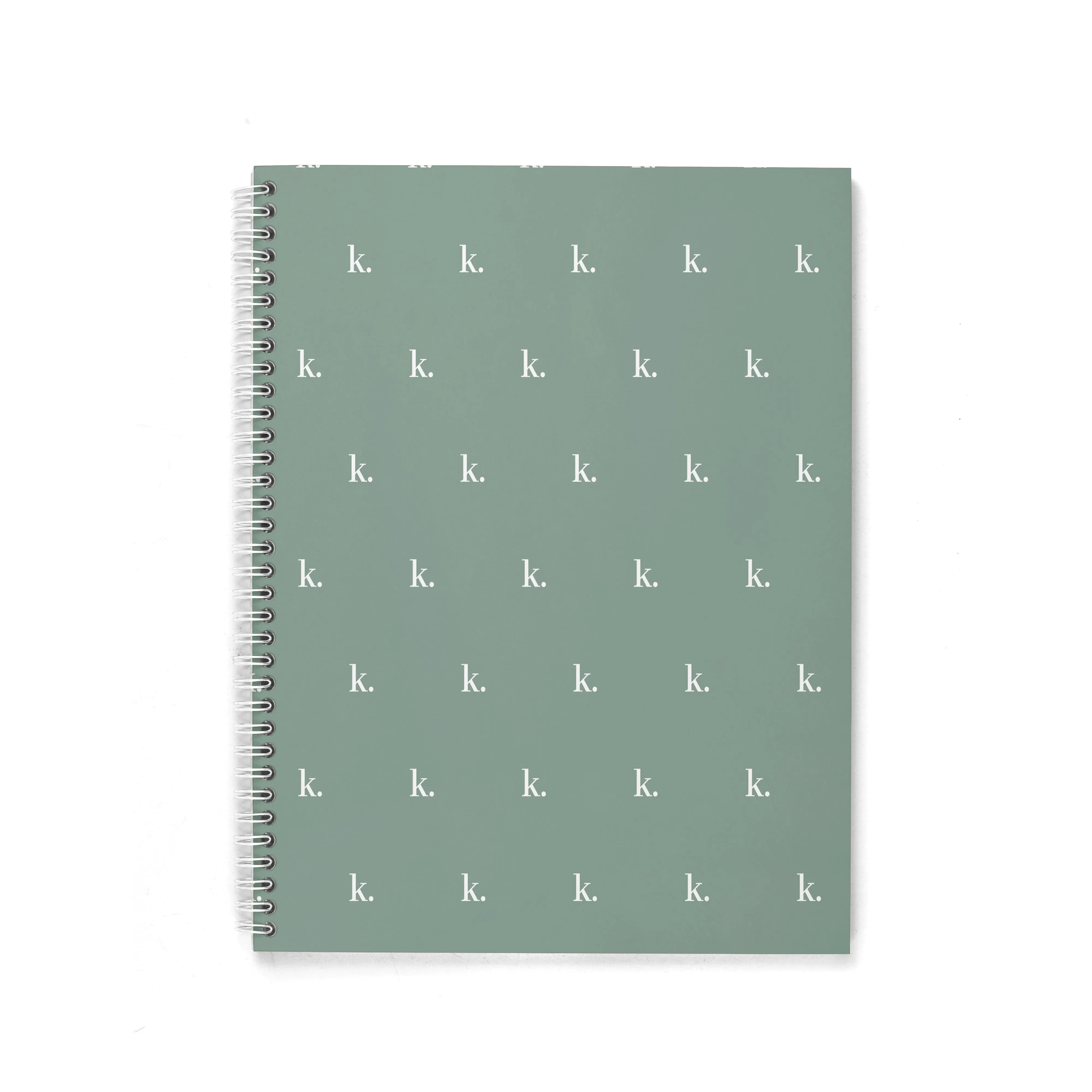 H3 X HB SIMPLE INITIAL PERSONALIZED SPIRAL NOTEBOOK