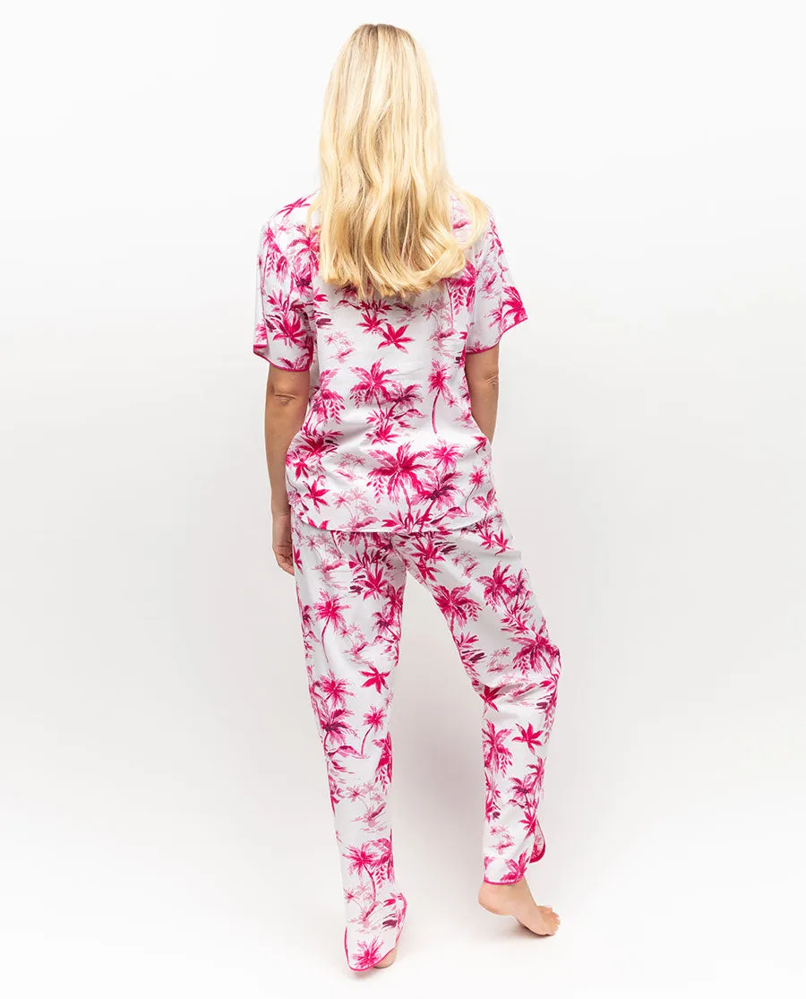 Hailey Palm Print Pyjama Bottoms