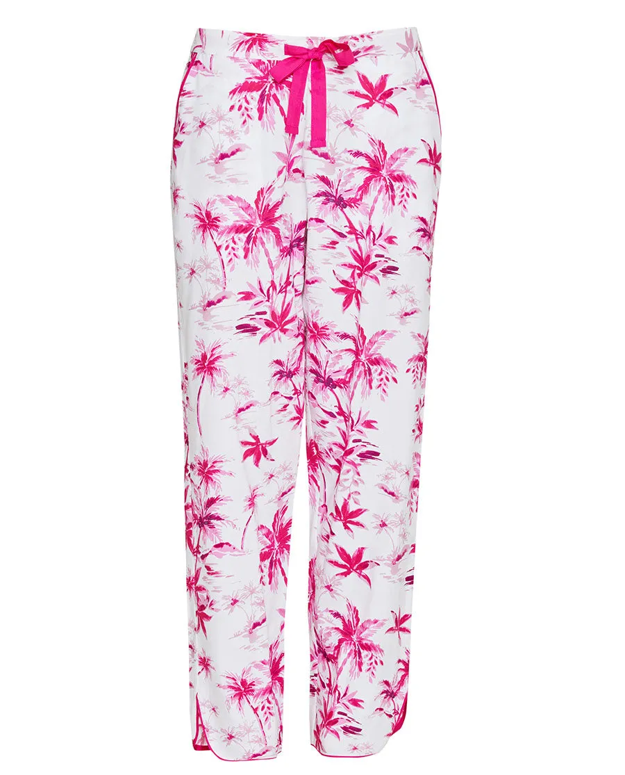 Hailey Palm Print Pyjama Bottoms