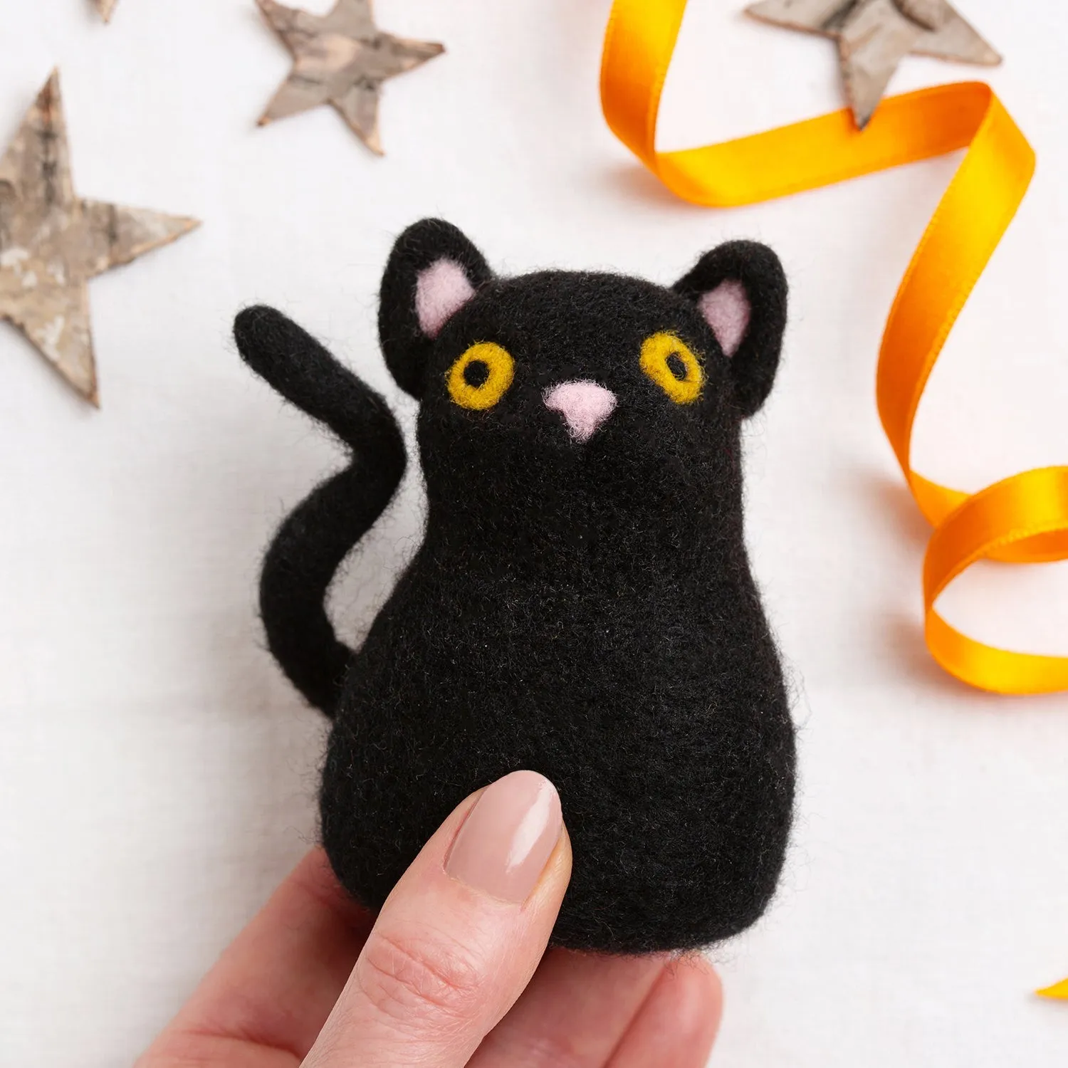 Halloween Cat Needle Felting Kit