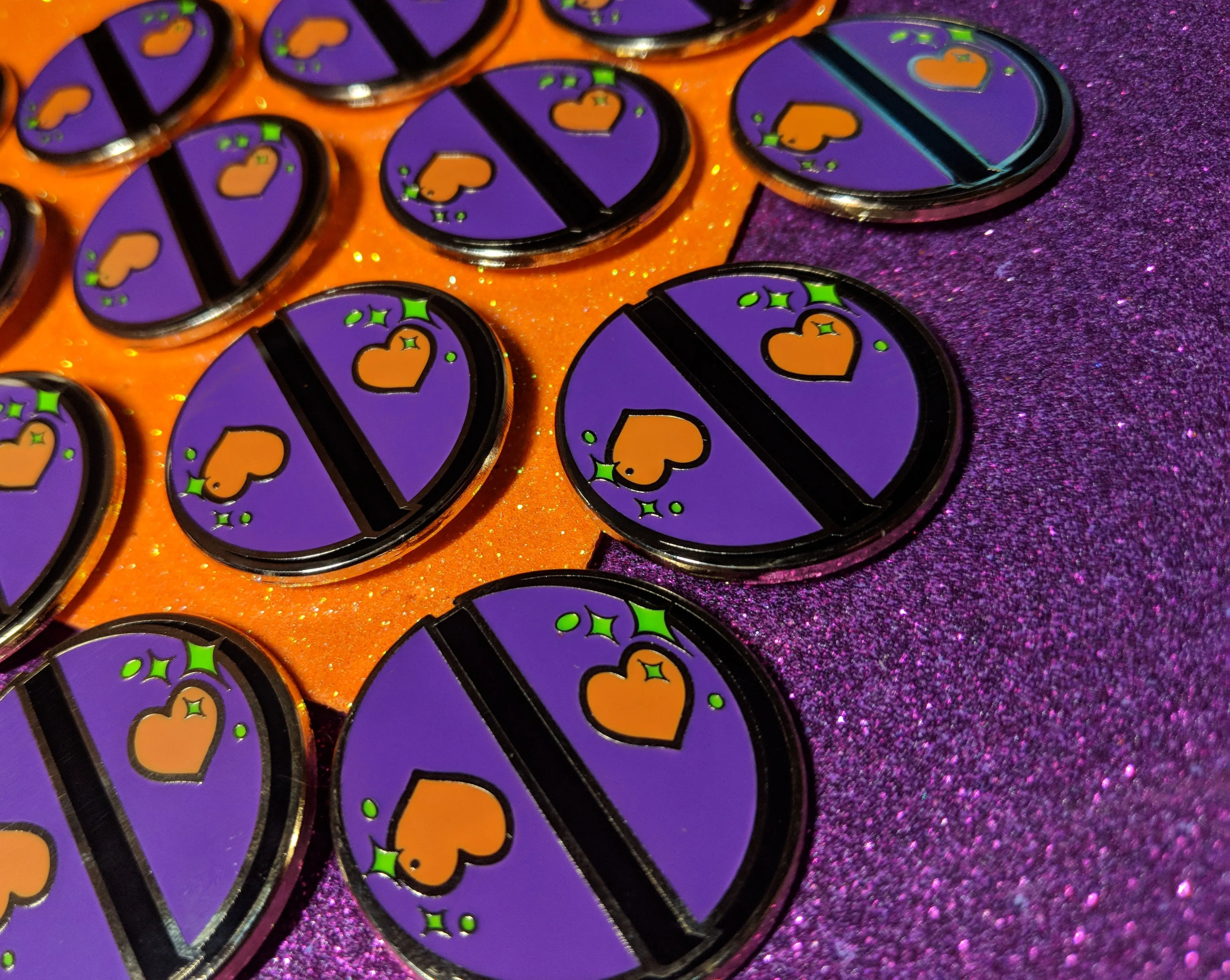 Halloween tablet enamel pin