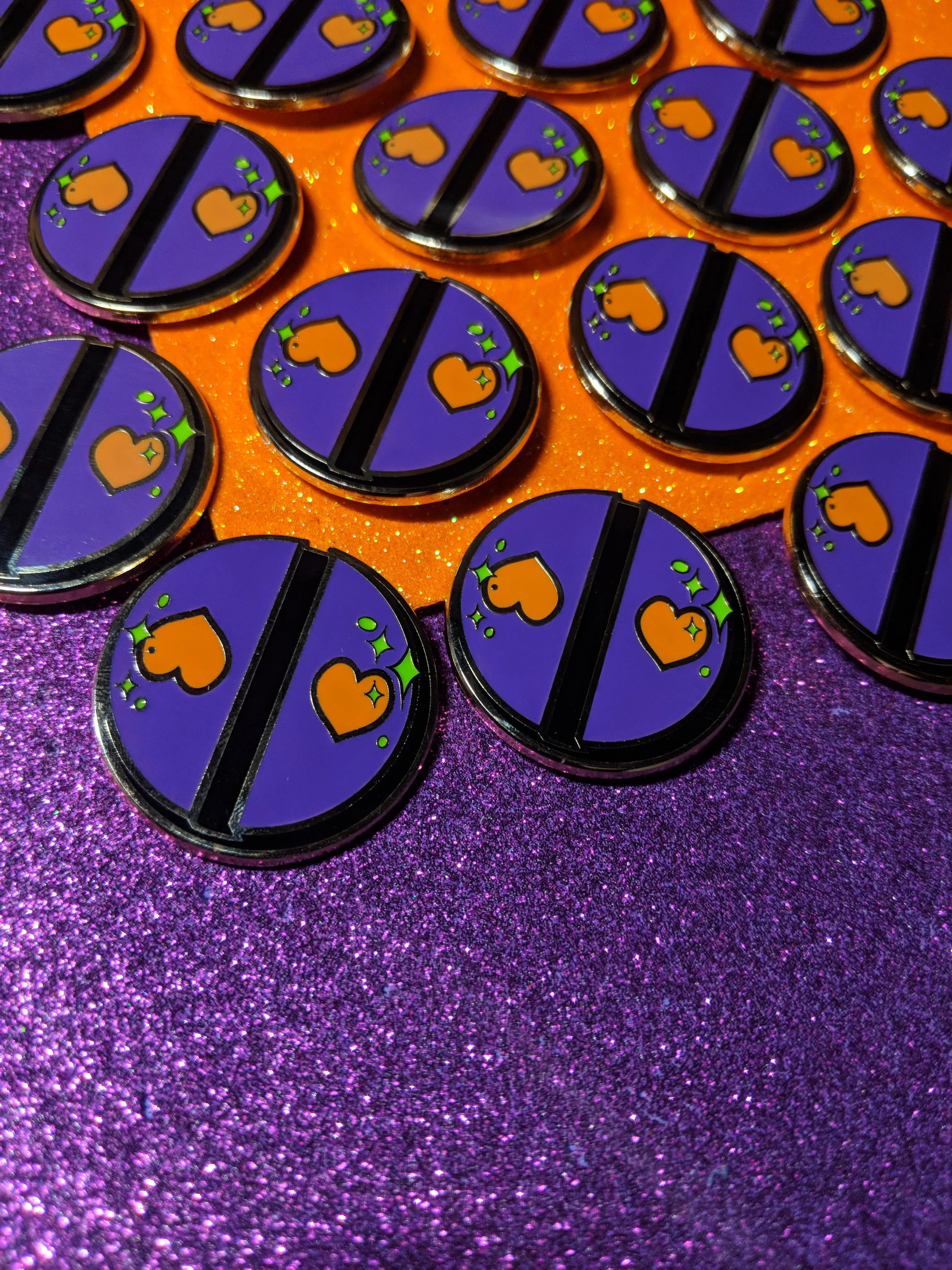 Halloween tablet enamel pin