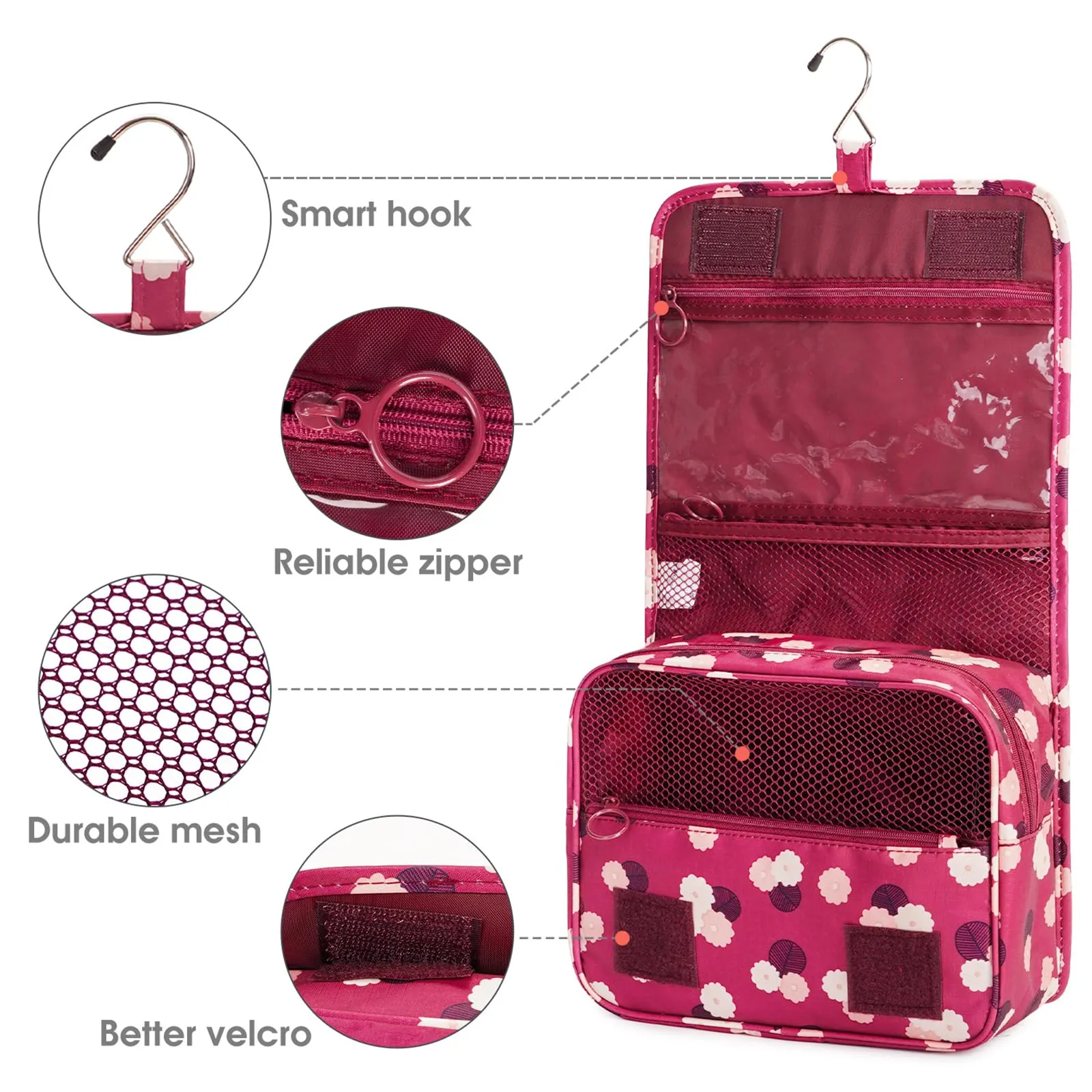 Hanging Waterproof Toiletry Bag for Travel NW18011114