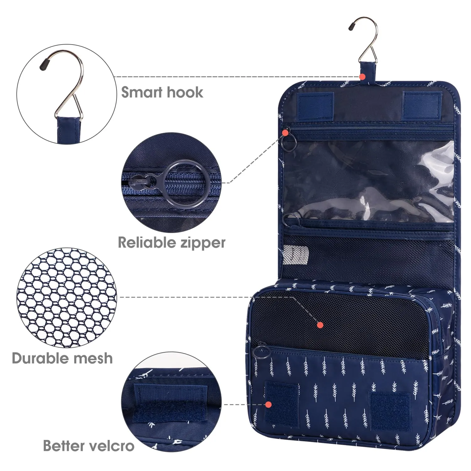 Hanging Waterproof Toiletry Bag for Travel NW18011114