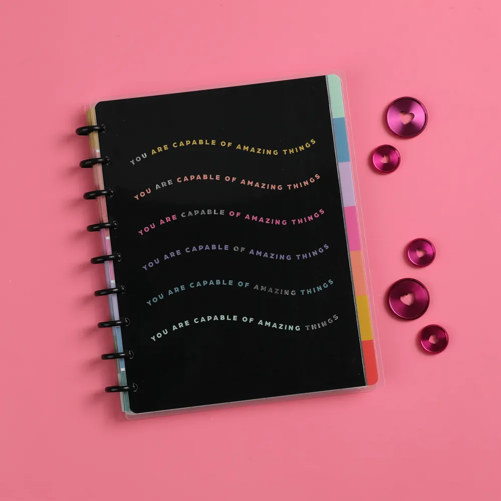 Happy Brights - Blank Paper Classic Notebook - 60 Sheets