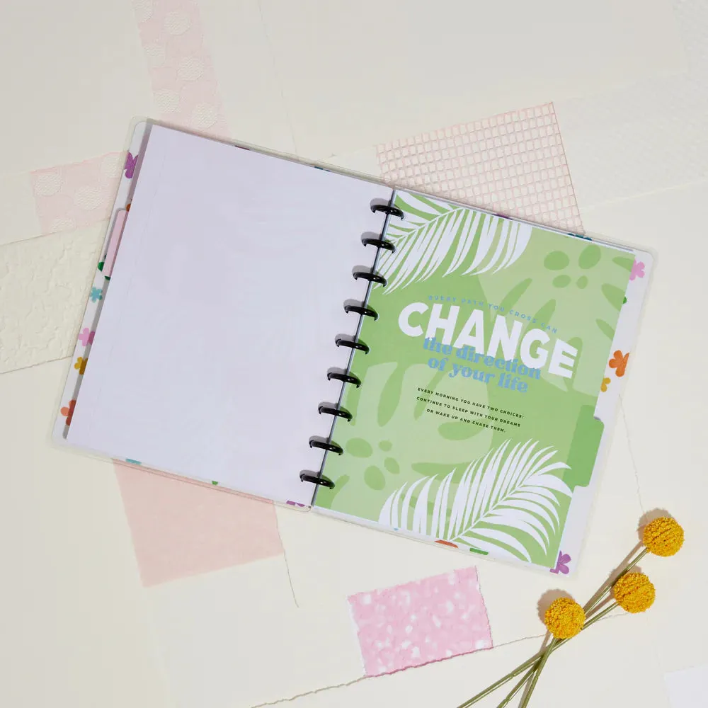 Happy Planner Bold Botanical Classic Notebook - Lined