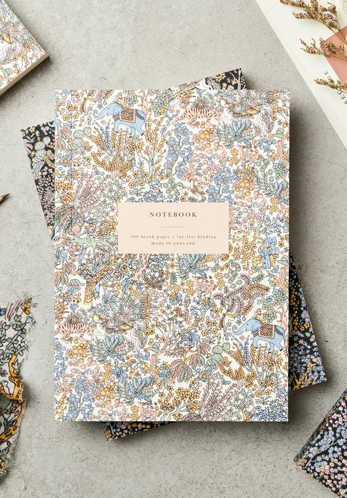 Heirloom Forest Print Ivory Lay Flat Notebook