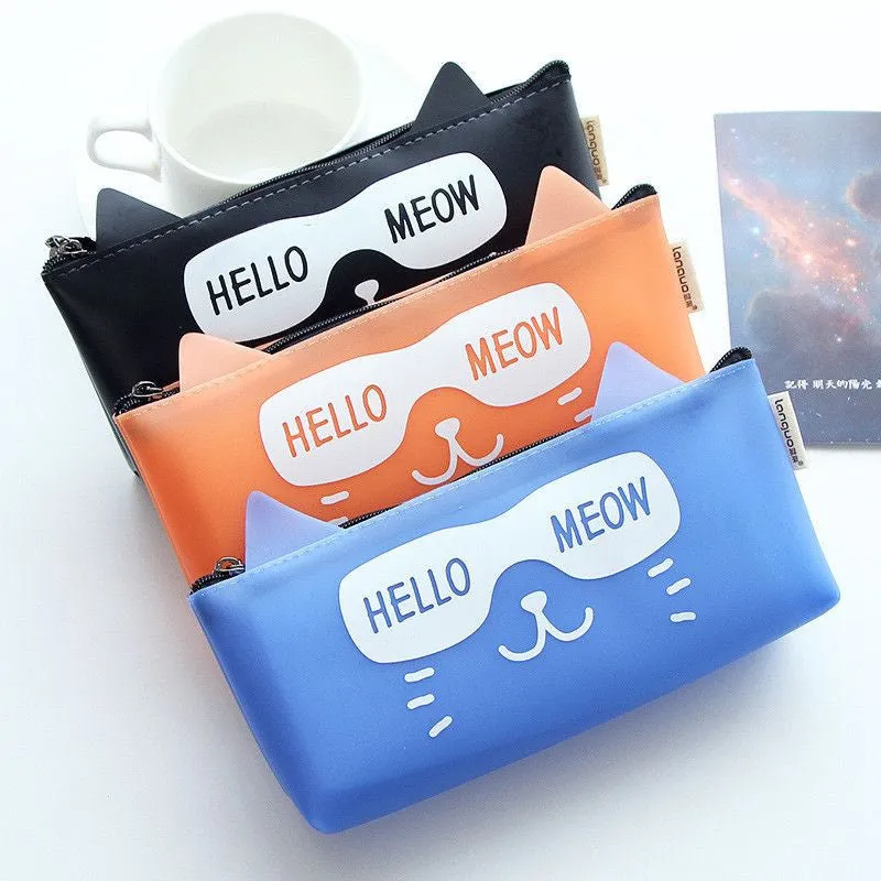 Hello Meow Cat Pencil Case