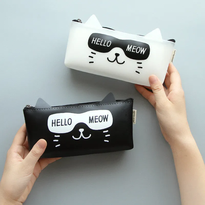 Hello Meow Cat Pencil Case