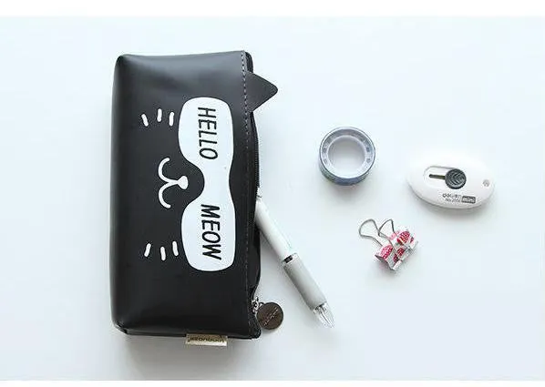 Hello Meow Cat Pencil Case